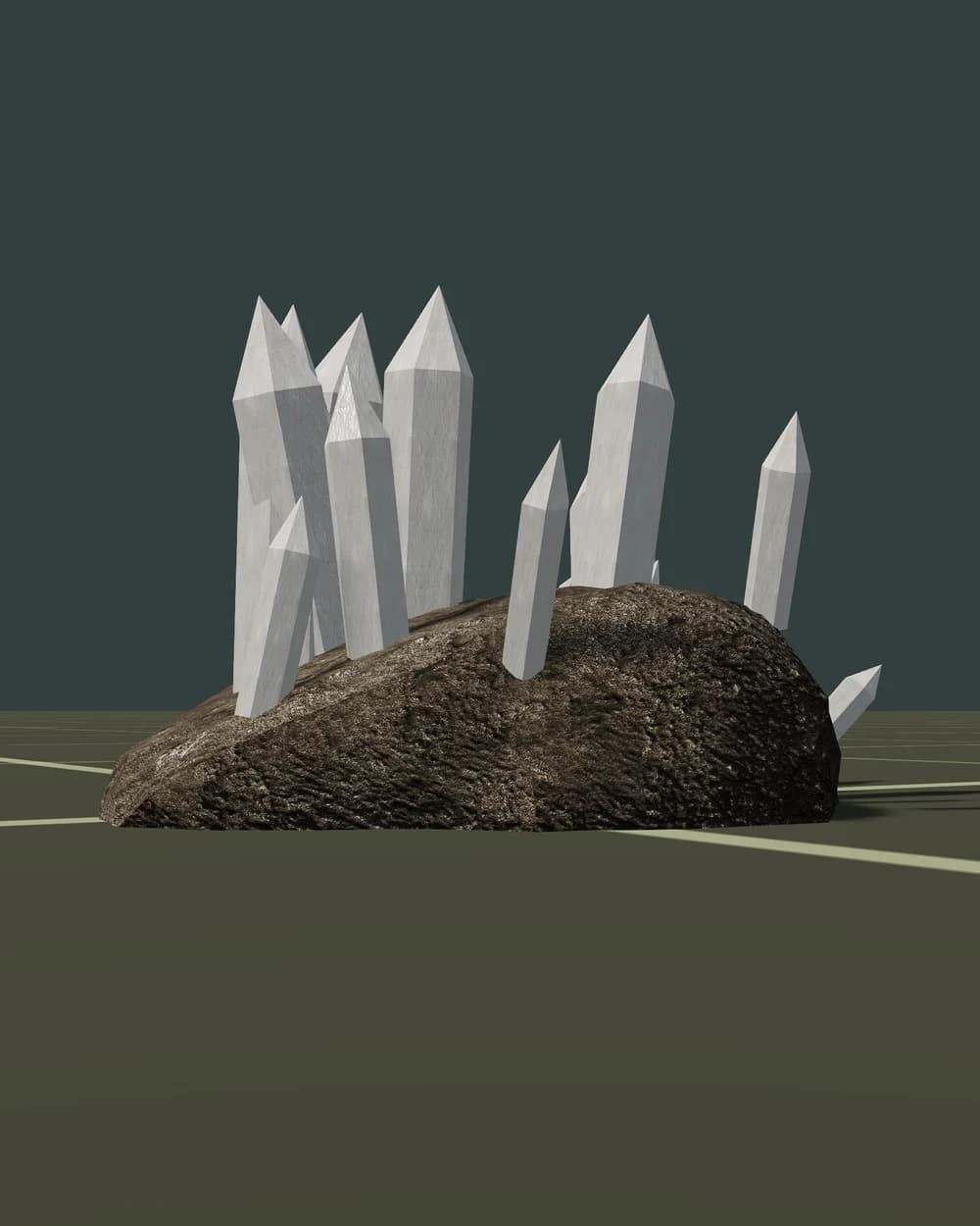 Quartz cluster